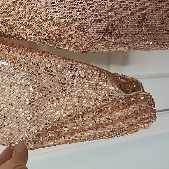 PRESTON & YORK WOMAN'S  SEQUINED DRESS.  SIZE 8 - Picture 3 of 11